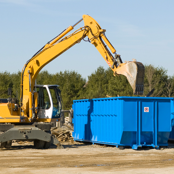 can i choose the location where the residential dumpster will be placed in Wiergate Texas